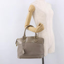 LOUIS VUITTON Suhari Lockit PM Hand Bag Gray M91790 LV Auth fm5402A-25