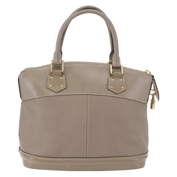 LOUIS VUITTON Suhari Lockit PM Hand Bag Gray M91790 LV Auth fm5402A