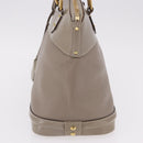 LOUIS VUITTON Suhari Lockit PM Hand Bag Gray M91790 LV Auth fm5402A-3