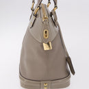 LOUIS VUITTON Suhari Lockit PM Hand Bag Gray M91790 LV Auth fm5402A-4
