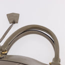 LOUIS VUITTON Suhari Lockit PM Hand Bag Gray M91790 LV Auth fm5402A-8