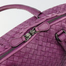BOTTEGA VENETA INTRECCIATO Tote Bag Leather Purple Auth fm5403-17