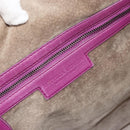 BOTTEGA VENETA INTRECCIATO Tote Bag Leather Purple Auth fm5403-18