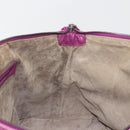 BOTTEGA VENETA INTRECCIATO Tote Bag Leather Purple Auth fm5403-19