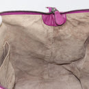 BOTTEGA VENETA INTRECCIATO Tote Bag Leather Purple Auth fm5403-20
