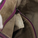 BOTTEGA VENETA INTRECCIATO Tote Bag Leather Purple Auth fm5403-11