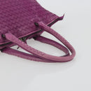 BOTTEGA VENETA INTRECCIATO Tote Bag Leather Purple Auth fm5403-7
