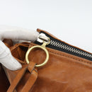 Chloe Betty Shoulder Bag Leather Brown Gold Silver Auth fm5404A-10