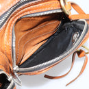 Chloe Betty Shoulder Bag Leather Brown Gold Silver Auth fm5404A-24