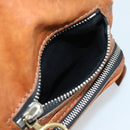 Chloe Betty Shoulder Bag Leather Brown Gold Silver Auth fm5404A-25