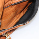Chloe Betty Shoulder Bag Leather Brown Gold Silver Auth fm5404A-26