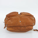 Chloe Betty Shoulder Bag Leather Brown Gold Silver Auth fm5404A-5