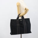 HERMES Fourre Tout MM Hand Bag Canvas 3 Set Navy Black Red Auth fm5405A-21