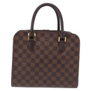 LOUIS VUITTON Damier Ebene Triana Hand Bag N51155 LV Auth fm5408-3