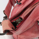 BALENCIAGA The First Hand Bag Leather 2way Pink 103208 6643 Auth fm5411V-19