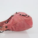 BALENCIAGA The First Hand Bag Leather 2way Pink 103208 6643 Auth fm5411V-5