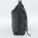 BALENCIAGA The Day Shoulder Bag Leather Green 140442 Auth fm5412V-4