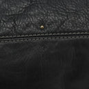 Chloe Paddington Hand Bag Leather Black Gold Silver Auth fm5413V-6