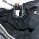 Chloe Paddington Hand Bag Leather Black Gold Silver Auth fm5413V-21