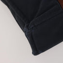 HERMES Hand Bag Canvas 2 Set Black Navy Auth fm5415-8