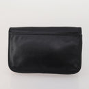 LOEWE Clutch Bag Leather 2 Set Black Auth fm5416-10