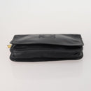 LOEWE Clutch Bag Leather 2 Set Black Auth fm5416-13