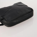 LOEWE Clutch Bag Leather 2 Set Black Auth fm5416-5