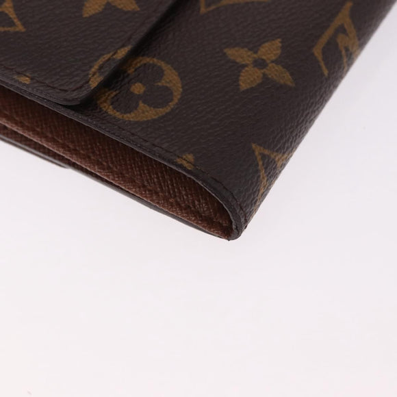 LOUIS VUITTON Monogram Porte Monnaie Bier Cartes Crdit M61652 LV Auth fm5418A
