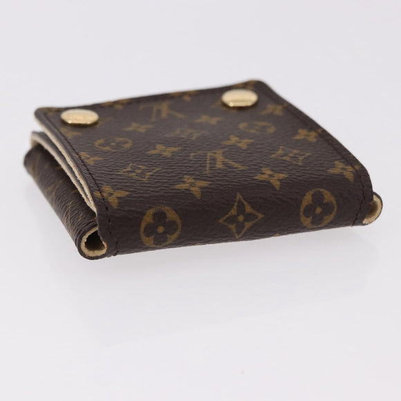 LOUIS VUITTON Monogram Jewelry Case Jewelry Box LV Auth fm5419A