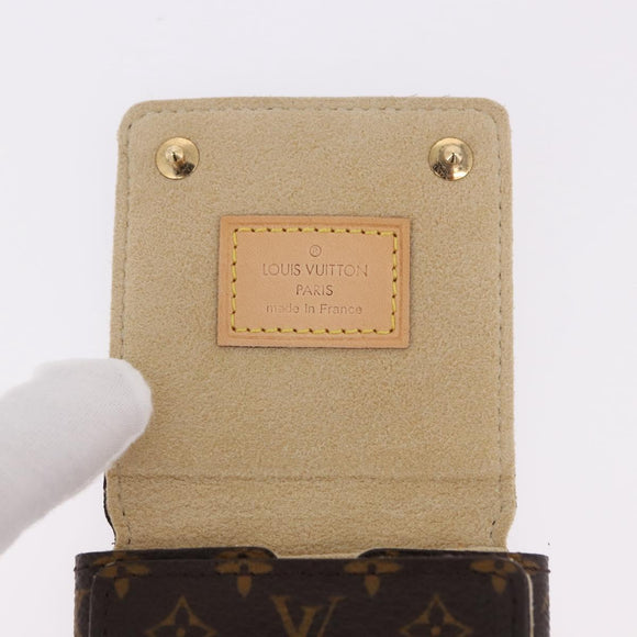LOUIS VUITTON Monogram Jewelry Case Jewelry Box LV Auth fm5420A