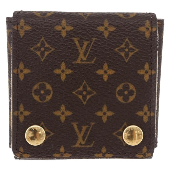 LOUIS VUITTON Monogram Jewelry Case Jewelry Box LV Auth fm5420A