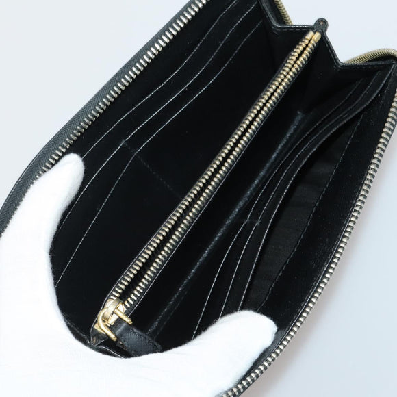 PRADA Wallet Leather 7 Set Red Black beige Auth fm5422