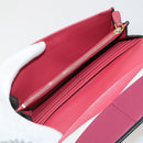 PRADA Wallet Leather 7 Set Red Black beige Auth fm5422-4