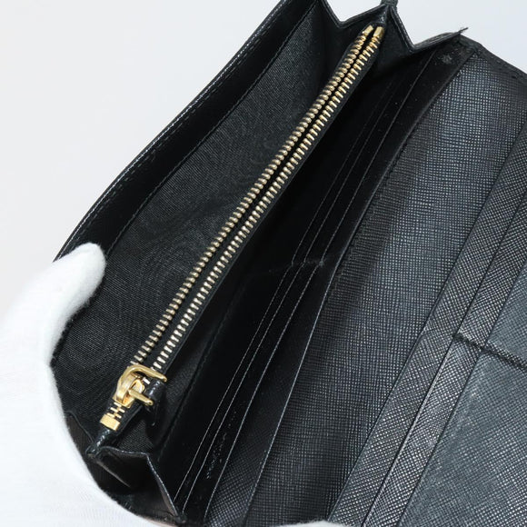 PRADA Wallet Leather 7 Set Red Black beige Auth fm5422