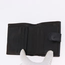 CHANEL Cambon Line Wallet Leather Caviar Skin 5 Set Black CC Auth fm5423-27