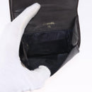 CHANEL Cambon Line Wallet Leather Caviar Skin 5 Set Black CC Auth fm5423-28