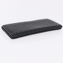 BOTTEGAVENETA INTRECCIATO Wallet Leather 4 Set Pink Brown black Auth fm5424-11