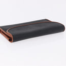 BOTTEGAVENETA INTRECCIATO Wallet Leather 4 Set Pink Brown black Auth fm5424-19