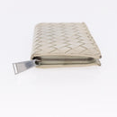 BOTTEGAVENETA INTRECCIATO Wallet Leather 4 Set Pink Brown black Auth fm5424-23