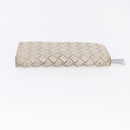 BOTTEGAVENETA INTRECCIATO Wallet Leather 4 Set Pink Brown black Auth fm5424-25