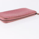 BOTTEGAVENETA INTRECCIATO Wallet Leather 4 Set Pink Brown black Auth fm5424-5