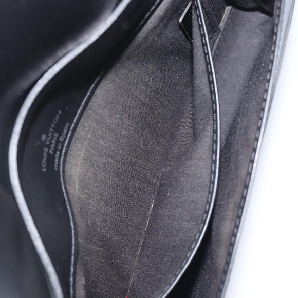 LOUIS VUITTON Epi Honfleur Shoulder Bag Black M52732 LV Auth fm5426