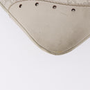 GUCCI GG Canvas Guccissima Shoulder Bag Leather White Gold 145781 Auth fm5430-10