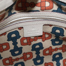 GUCCI GG Canvas Guccissima Shoulder Bag Leather White Gold 145781 Auth fm5430-15