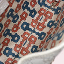 GUCCI GG Canvas Guccissima Shoulder Bag Leather White Gold 145781 Auth fm5430-16