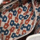 GUCCI GG Canvas Guccissima Shoulder Bag Leather White Gold 145781 Auth fm5430-20