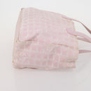 CHANEL New Travel Line Tote Bag Nylon 2 Set Black Pink CC Auth fm5434-12