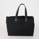 CHANEL New Travel Line Tote Bag Nylon 2 Set Black Pink CC Auth fm5434-3