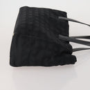 CHANEL New Travel Line Tote Bag Nylon 2 Set Black Pink CC Auth fm5434-4