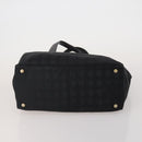 CHANEL New Travel Line Tote Bag Nylon 2 Set Black Pink CC Auth fm5434-7